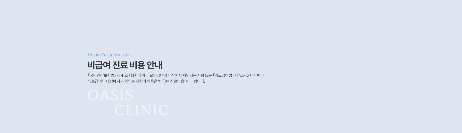 비급여안내